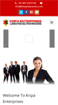 Mobile Screenshot of kripaenterprises.com