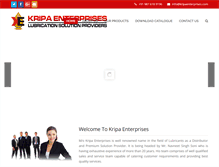 Tablet Screenshot of kripaenterprises.com